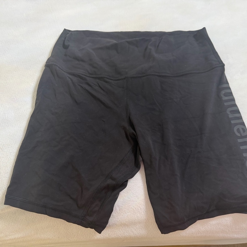lululemon athletica Black biker shorts
